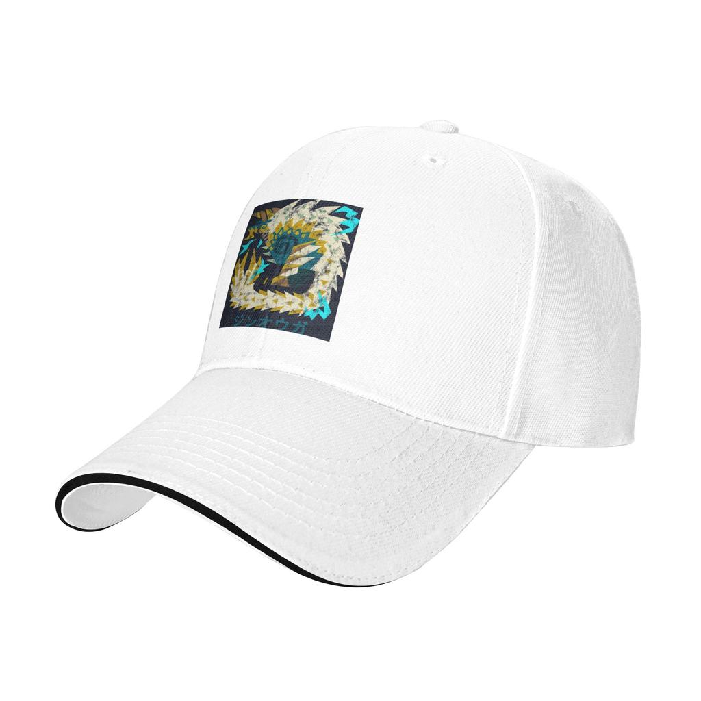 Monster Hunter World Iceborne Zinogre Kanji Cap Baseball Caps Adjustable Hat Hip Hop Summer Unisex Baseball Hats Customizable