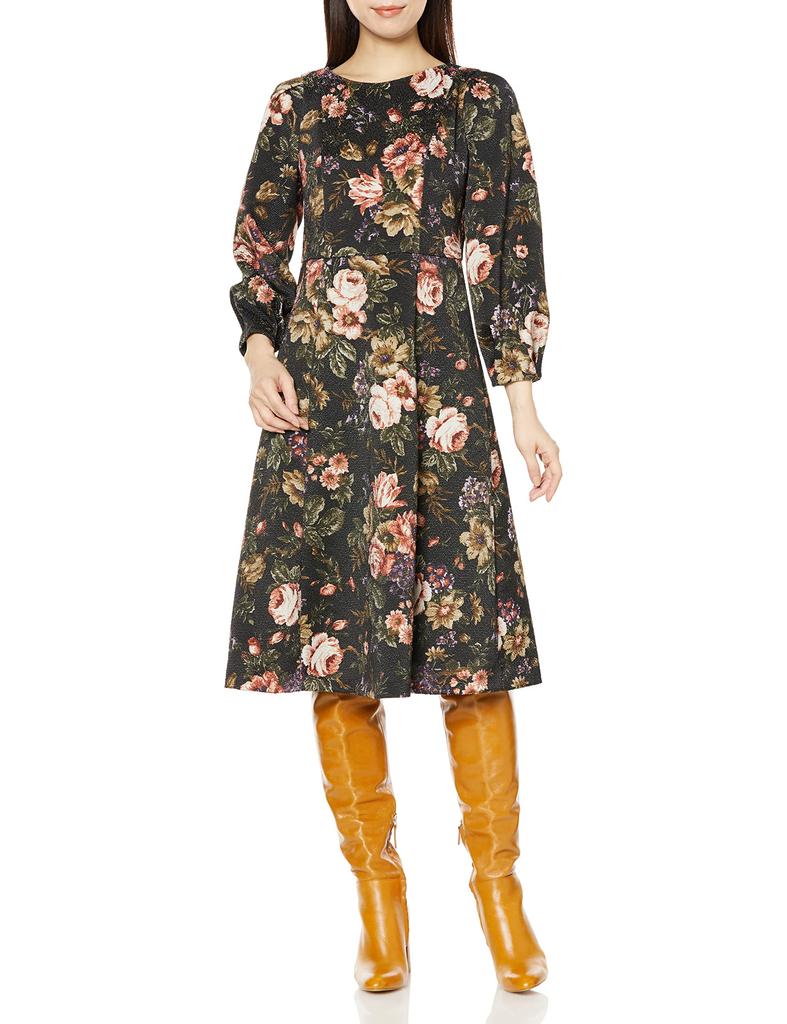 2022AW Flower Print One Piece 38 [Grace Continental] Women's