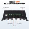 100A MPPT Solar Charge Controller for 12 24 36 48V Auto RV Acid Lithium Battery LCD Display Dual USB Intelligent