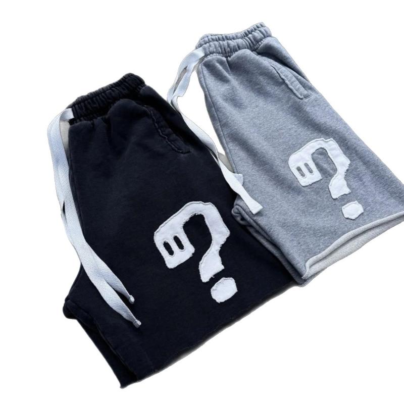 Европейские и американские летние уличные шорты с принтом, свободные, на кулиске, повседневные