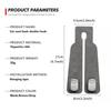 juchq4 For Volvo Suede Car Seat Headrest Hook Double Head Hanger Auto Accessories XC60 XC90 S60 S80 V60 C70 S40 C30 V90 V60 C40 XC40