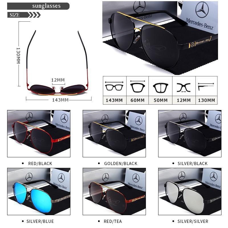 Mercedes Benz A B C E V R S Class ML SL GLA GLB GLC GLK GLS SLK Vito Автомобильные Мужские и Женские Поляризованные Солнцезащитные Очки Антибликовые Очки