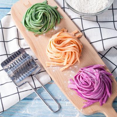 Бытовая ручная машина для нарезки лапши из нержавеющей стали, мгновенное тесто, ролик для чеснока и имбиря, режущий нож, приспособление для приготовления, кухонные инструменты для пасты