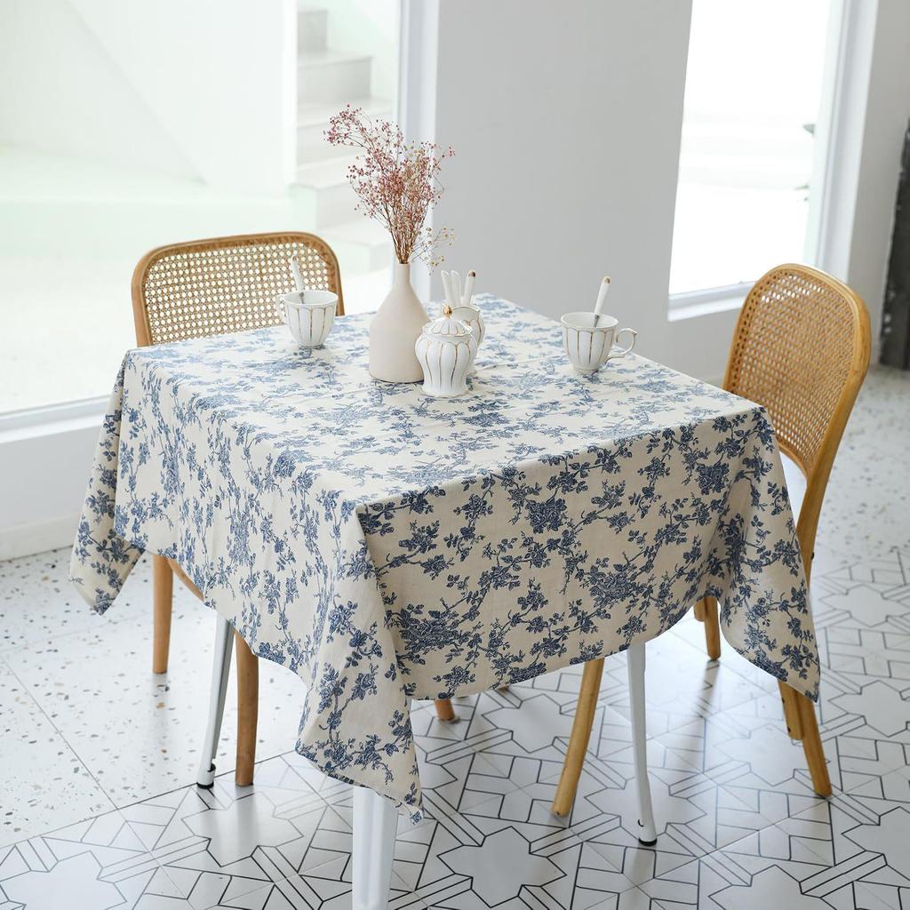 Винтажная прямоугольная скатерть для вечеринки, декор стола, свадебная скатерть, моющаяся, для дома, фермы, роскошное украшение для пикника