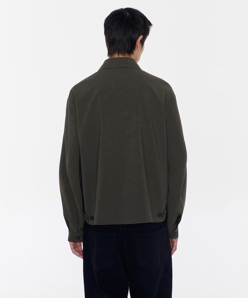 Musinsa Standard Light Plain Relaxed Minimal Jacket [Dusty Khaki]