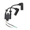 6F5 85570 12 Boat Motor Ignition Coil ABS Marine Outboard Ignition Coil for 9.9 To 40HP 2 Stroke 4 Stroke Engines