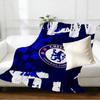 Плед Chelsea F.C. - Мягкий и Удобный, для Спальни, Путешествий, Дивана, Домашнего Декора - Подарок на День Рождения, Рождество для Друга
