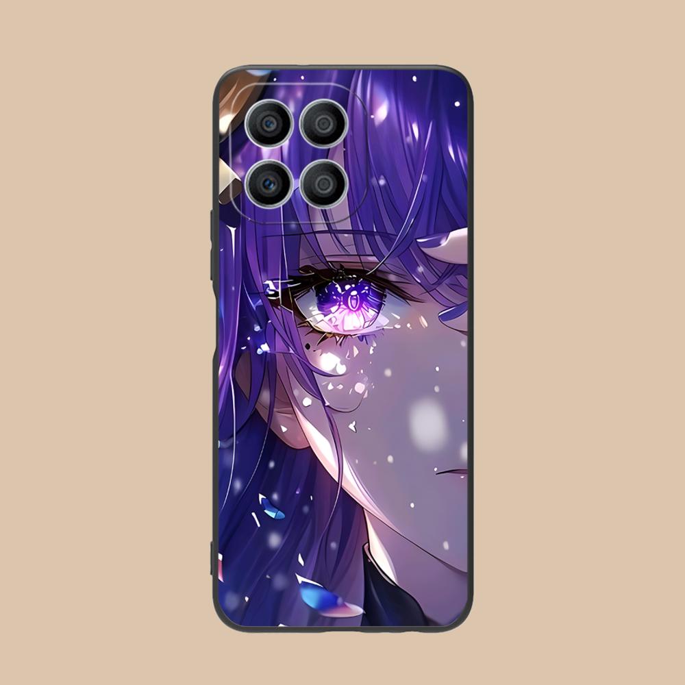 Игровой чехол GI Raiden Shogun Матовый ТПУ Чехол для мобильного телефона для Honor 90 80 70 60 50 30 20 10 9 8 7 Pro S SE Lite 5G Чехол с принтом