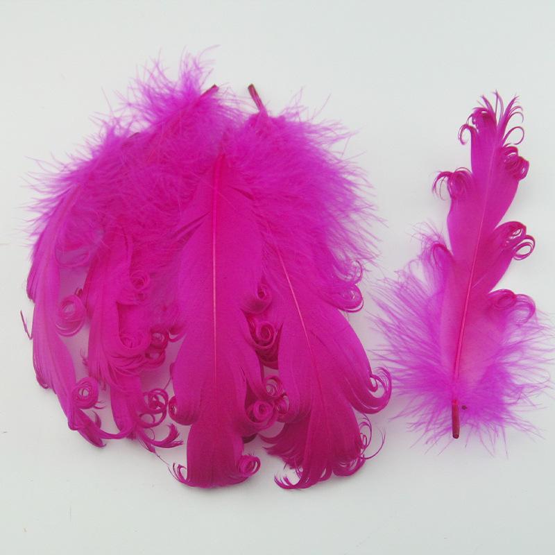 Аксессуары из белых больших вьющихся перьев своими руками для шляп, одежды и сумок