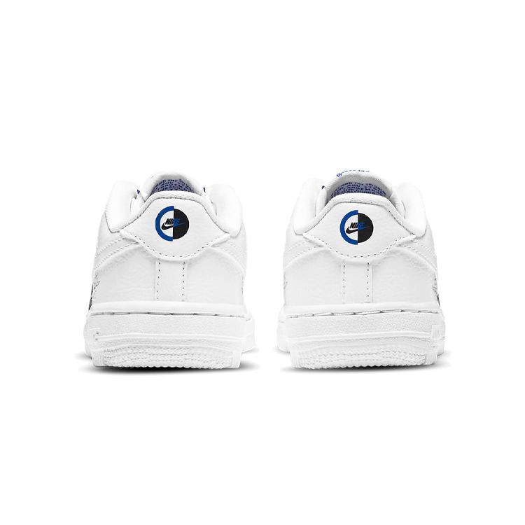 Nike Air Force 1 Lv8 Нескользящие Прочные Низкие Кеды для Скейтбординга Детские Кроссовки Белые CT4400-100