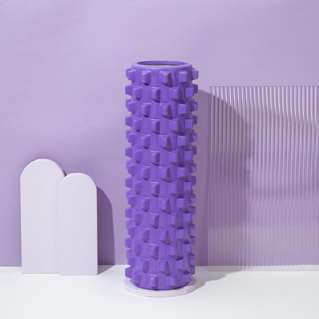 Connors Solid Foam Shaft Muscle Relaxation Skinny Leg Roller Massage Yoga Column Auxiliary Tools Supplies Equipment.