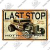 Decor My Garage Tin Sign Plaque Metal Plate Vintage Gift Wall Art Painting for Rule Man Cave Home  Bar Old Car Shop Poster