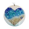 Beach Ocean Themed Christmas Ornaments Nautical Coastal Christmas Tree Hanging Ornaments with Starfish Seashell for Tree Home Decor
