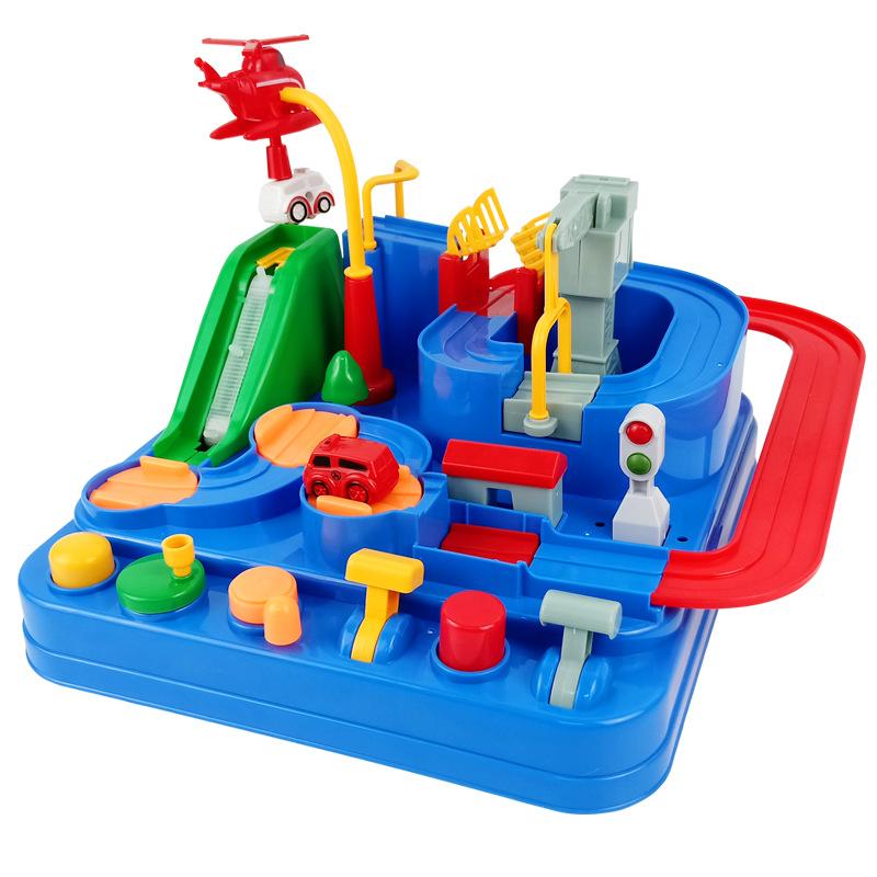 Children'S Rail Car Inertia Roller Coaster Car Adventure Boy Gift Educational Toys