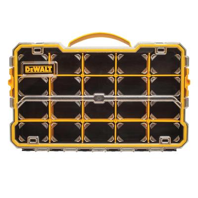 DeWalt Pro Organizer, Средний ящик для инструментов, Легкий и прочный, с ручкой для переноски, Черно-желтый, DWST14830