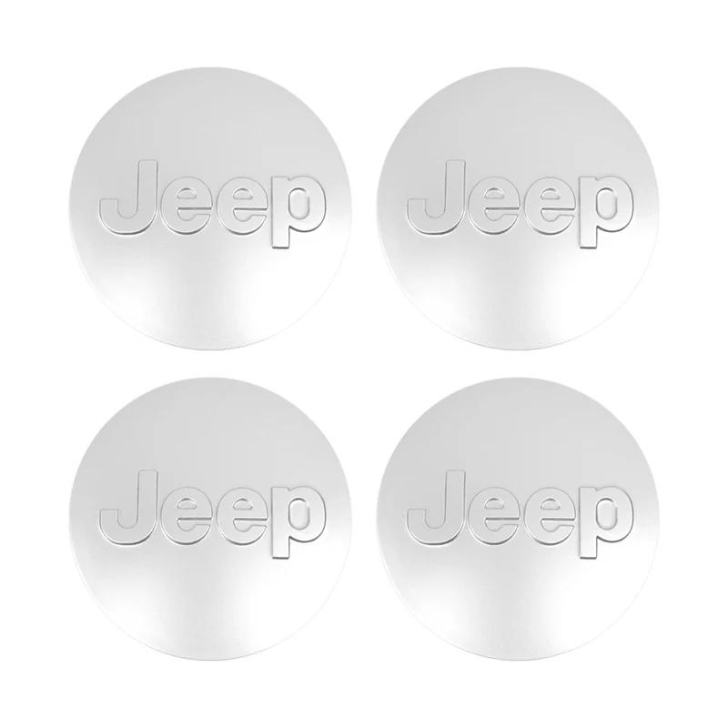 55/63mm Anti-Rust Hub Cap Cover for Jeep Renegade Wrangler JK JL Grand Cherokee Compass Patriot Liberty Wheel Center Protector PSLVW1