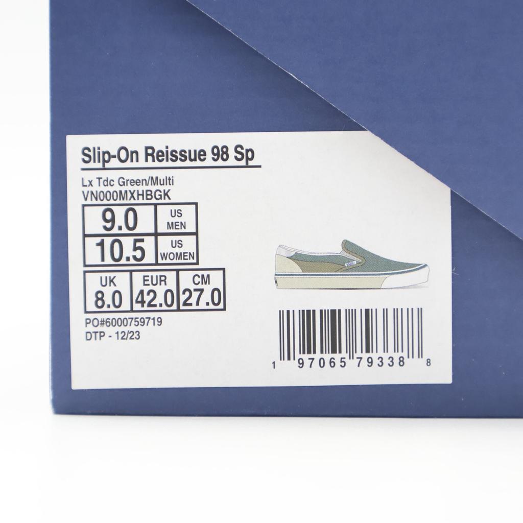 VN000MXHBGK Vans Slip-On Reissue 98 SP LX TDC Зеленый Мульти (Мужской)