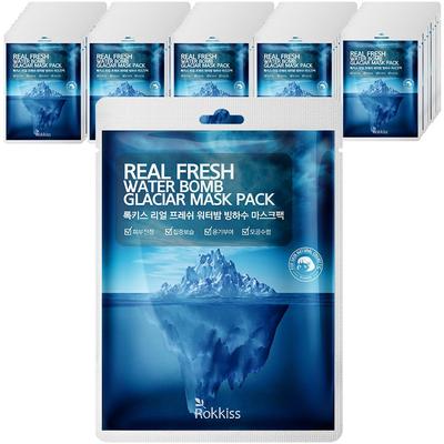 Упаковка маски с ледниковой водой Rockies Real Fresh Water Balm, 50 упаковок, 1 упаковка