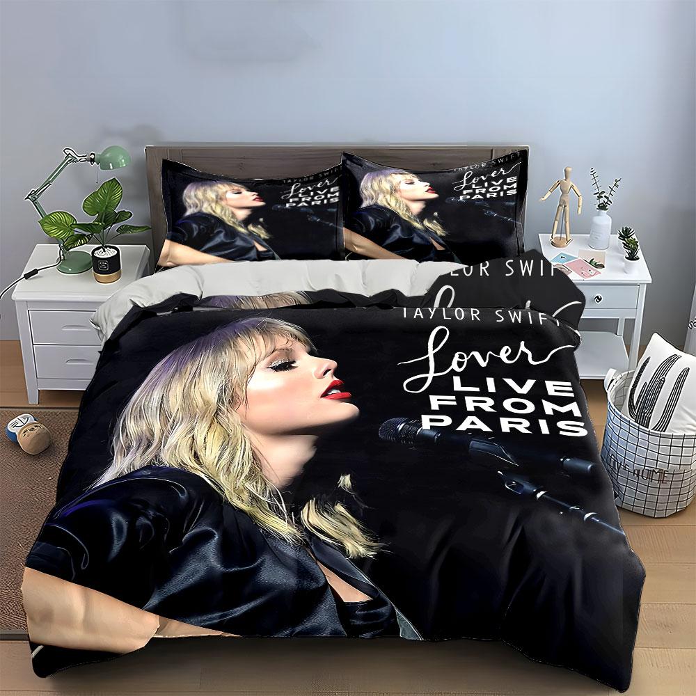 Blonde Singer Live Performance Bedding Duvet Cover Set Duvet Cover Pillowcases (1*Duvet Cover 2*Pillowcases, without duvet insert)