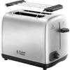 RUSSELL HOBBS Adventure Toaster - Browning Control, Pastry Warmer - Brushed Steel