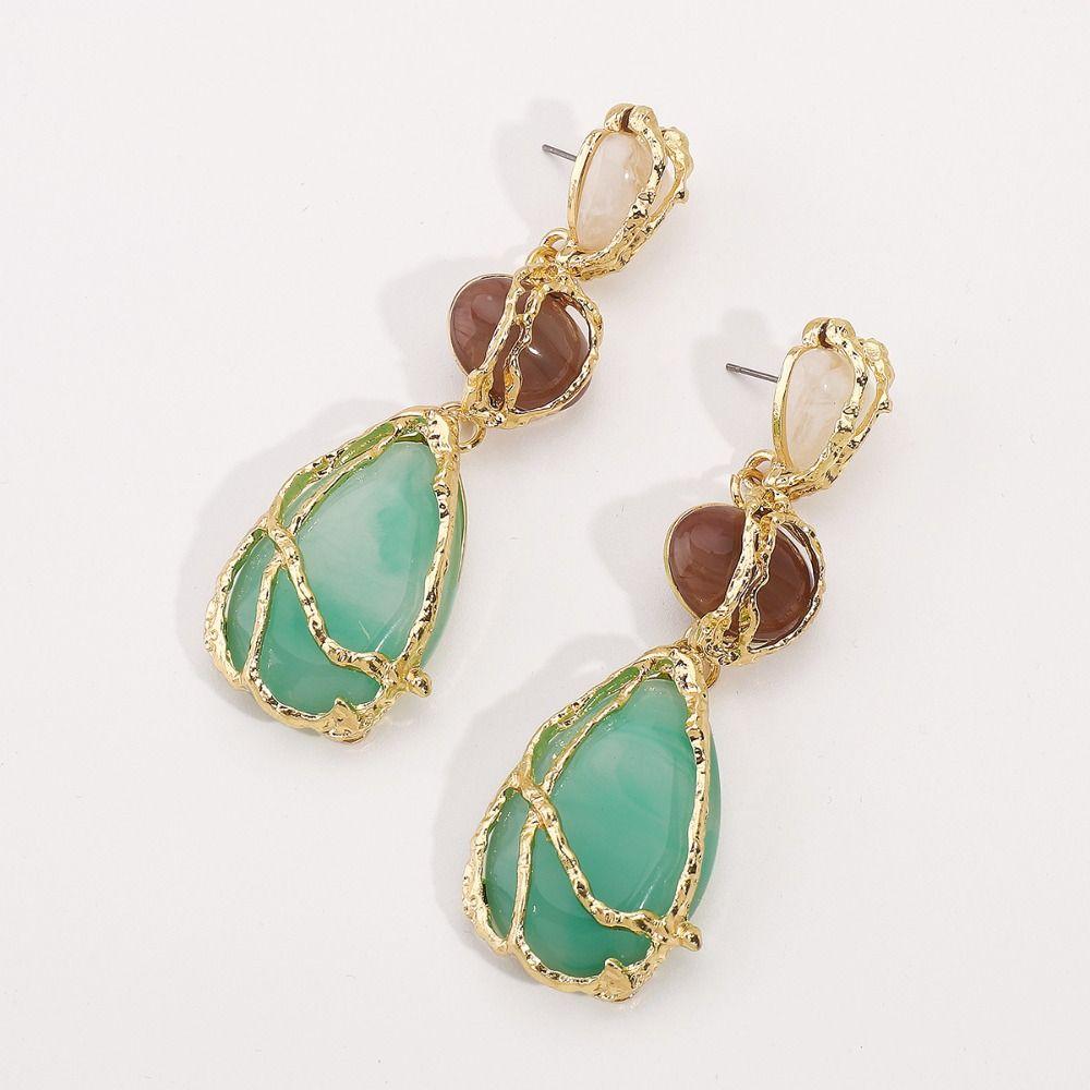 Minority Design Geometric Earring Korean Style Water Drop Dangle Earring Sweet Vacation