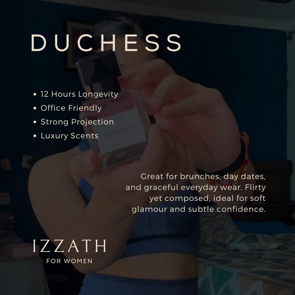 IZZATH Duchess Парфюмерная вода 50 мл | Роскошный женский парфюм с маракуйей, грейпфрутом, ананасом, мандарином и клубникой |