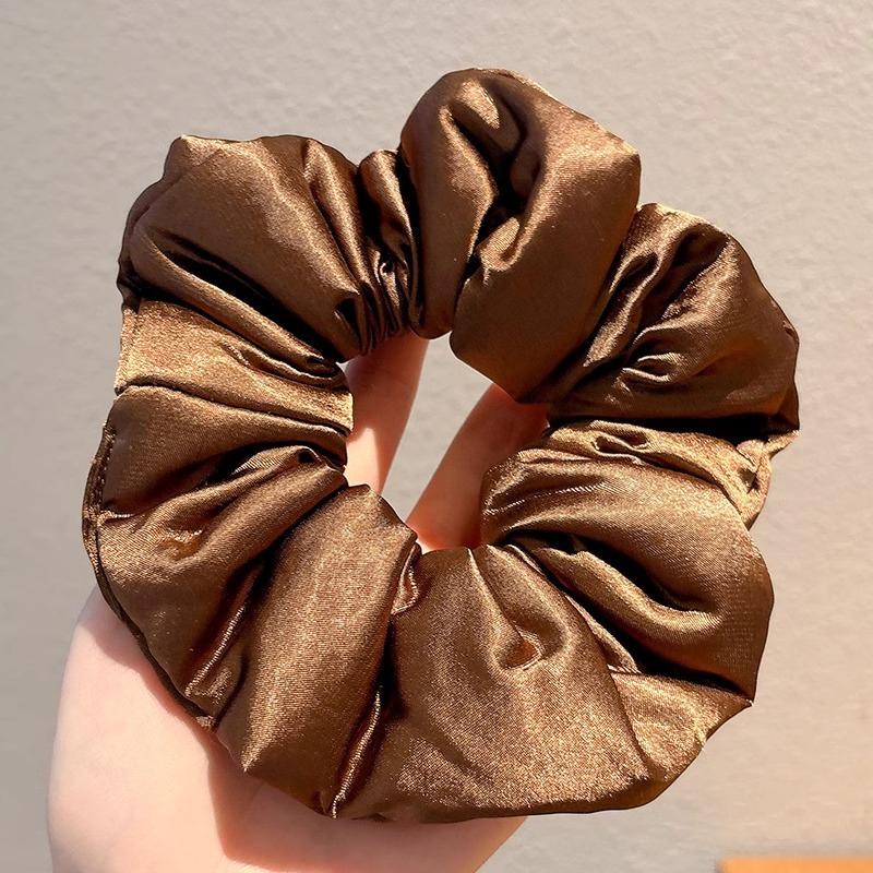 Headband Elegant Elastic Ponytail Scrunches For Women Girls Sweet Hair Accessories Soft Solid Color Hair Bands Gifts
