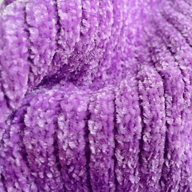 Женский короткий однотонный вязаный свитер с круглым вырезом и длинными рукавами из шенилла, свободный базовый свитер