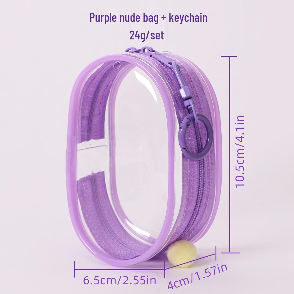 10см Прозрачный Пылезащитный ПВХ Дисплейный Мешок для Блайнд Боксов - Мини Милый Стиль Инс Сумка для Коляски с Держателем для Подвесок