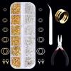 Open Jump Rings Jewelry Making Kit 12 Grids Repair Tools Kit Pliers Jewelry Findings Set  Bracelets