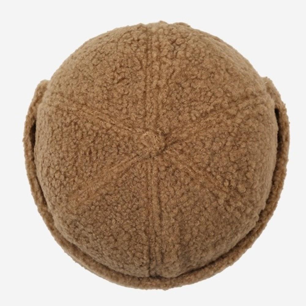 Imitation Lambswool Docker Cap Solid Color Brimless Hat Simple Melon Skin Cap Winter