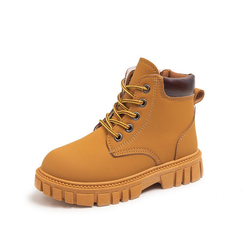 Girls' Martin Boots2026New autumn and winter children's British-style fashion short boots, boys' leather boots, trendy single boots for older