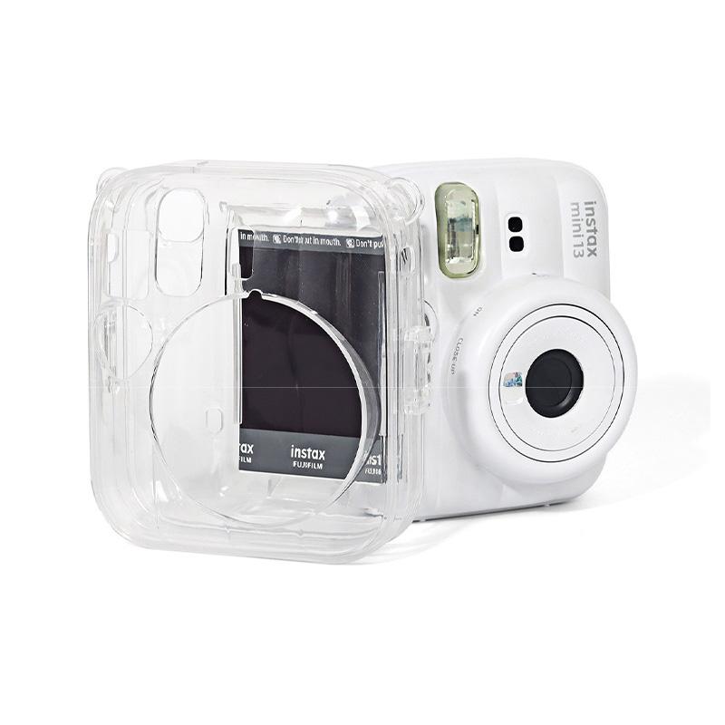 [Лаборатория Пленок] Прозрачный Чехол для Камеры Instax Mini 13 Защитный Чехол с Ремешком CAA101