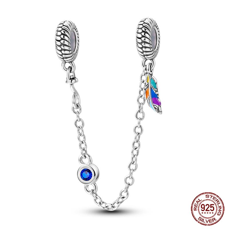 Медь Разноцветная Серия Маскарад Сексуальная Маска Перья Платье Шармы Бусины Подходят для Оригинальных Браслетов Qikaola DIY Ювелирные Изделия