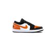Jordan Air Jordan 1 Оранжевый Крючок Мокка Износостойкие Низкие Винтажные Баскетбольные Кроссовки Унисекс Черный Оранжевый 553558-152(Команда855-)