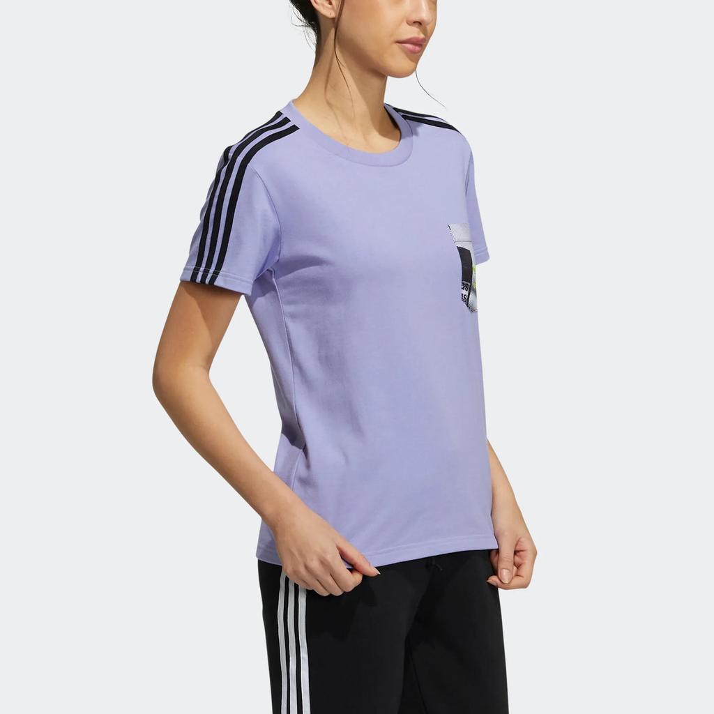 Adidas Originals T Shirt Women's Purple (Unisex) T-Shirts HA1493