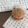 Cute Hamburger Fries Plush Keychain Potato Sausage Charm Kawaii Bag Pendant Gift Cartoon Food Food Plush Toy Keyring for Girls