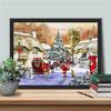 5D алмазная живопись Рождественский дом Новое поступление Алмазная вышивка крестиком Зимняя мозаика пейзаж подарок ручной работы