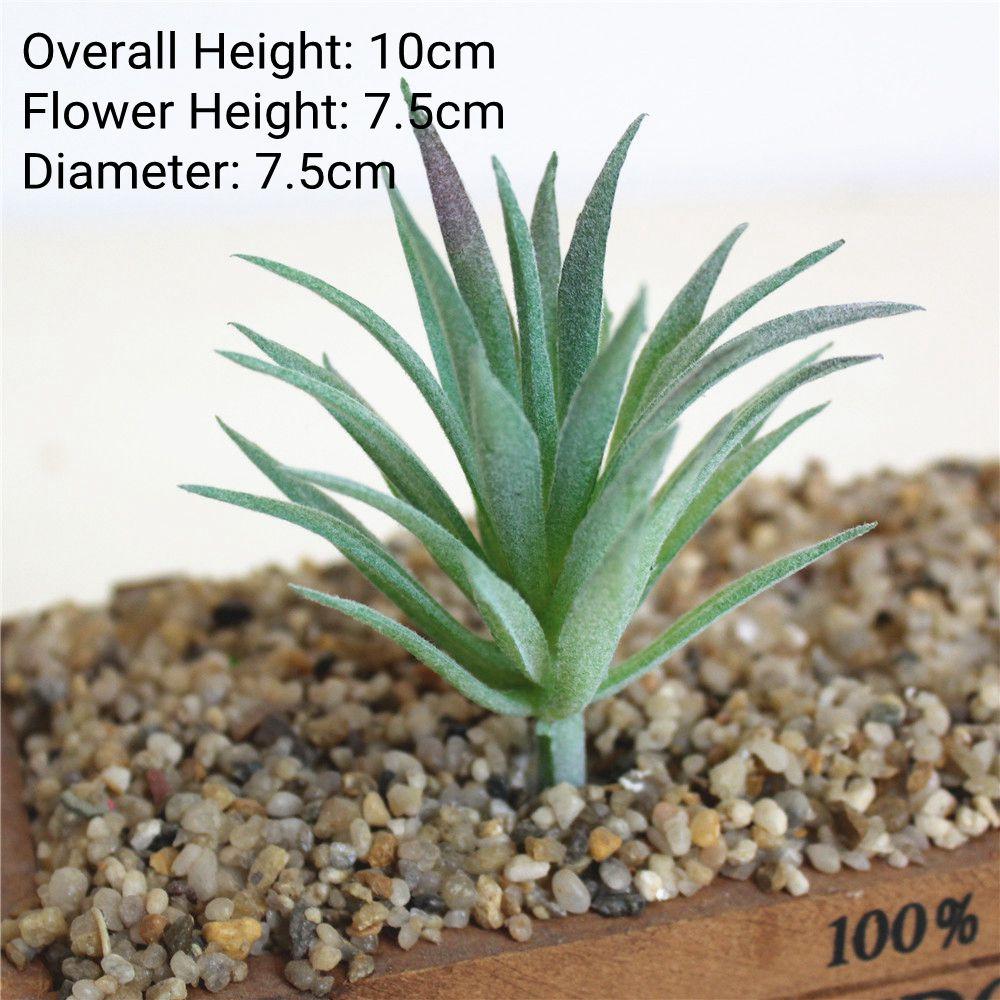 Зеленый Флок Искусственные Суккуленты Домашний Декор Спальни Гостиной Поддельные Растения DIY Цветочная Композиция plante artificielle