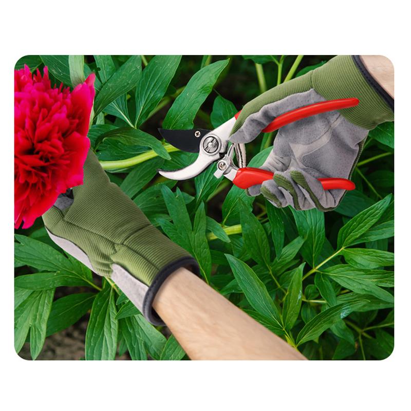 Long Gardening Gloves Rose slip-resistant Anti scratch cowhide Mesh breathability Garden Gloves for Unisex Work gloves