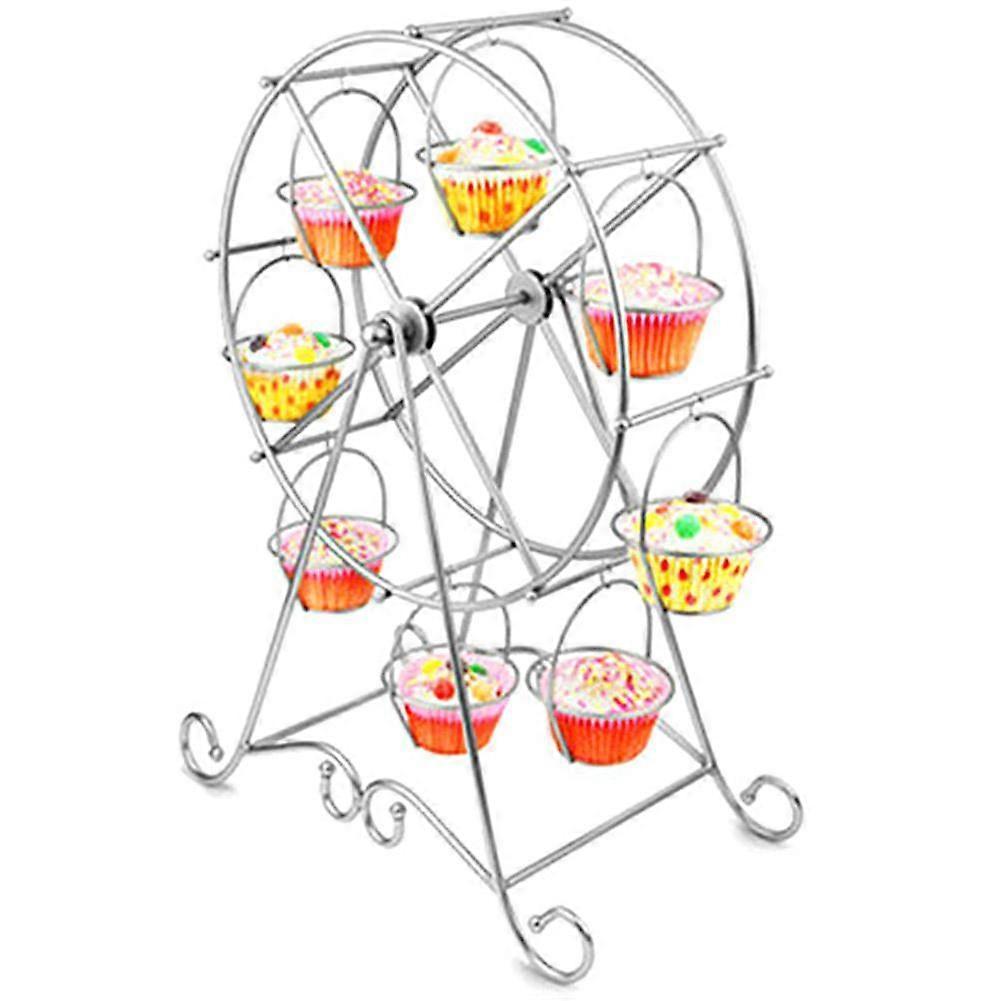 Подставка для кексов Charmed Ferris Wheel, 8 кексов для карнавальной и цирковой тематической вечеринки