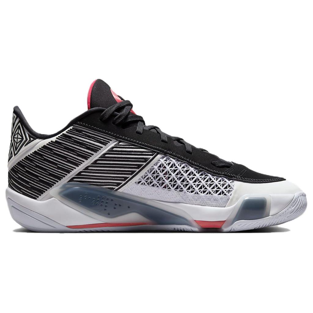 Мужские кроссовки Air Jordan 38 Low PF Fundamental 2.0 Белый Сирена-Красный Черный FD2325-101