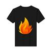Flaming Fire Free Shipping Sale Fashion T-shirts for Men Men's T-shirts