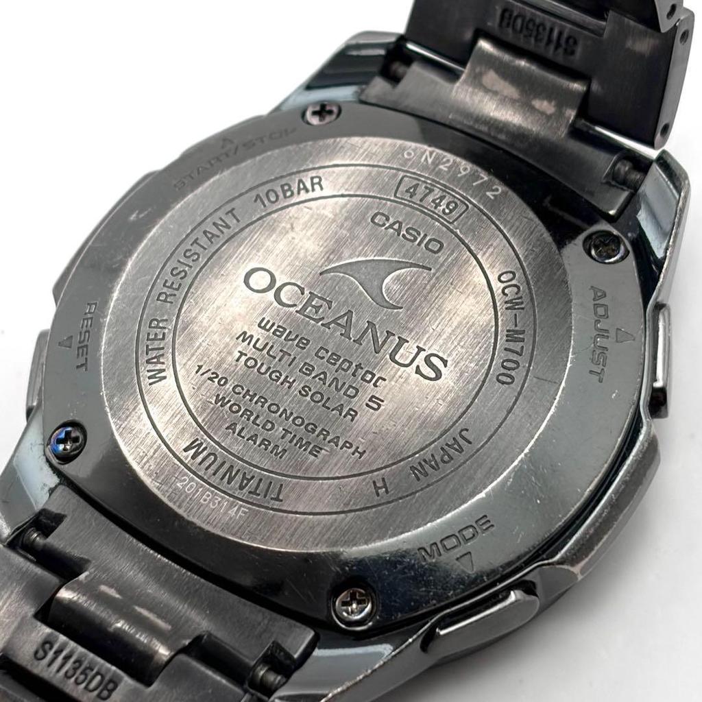 Б/У Рабочие Casio Oceanus OCW-M700 Радио-солнечные Титановые Состояние Учитывается
