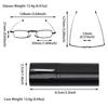 Fashion MINI Folding Reading Glasses Men Women Small Metal Square Frame Presbyopia Eyeglasses with Case Foldable Readers Eyewear