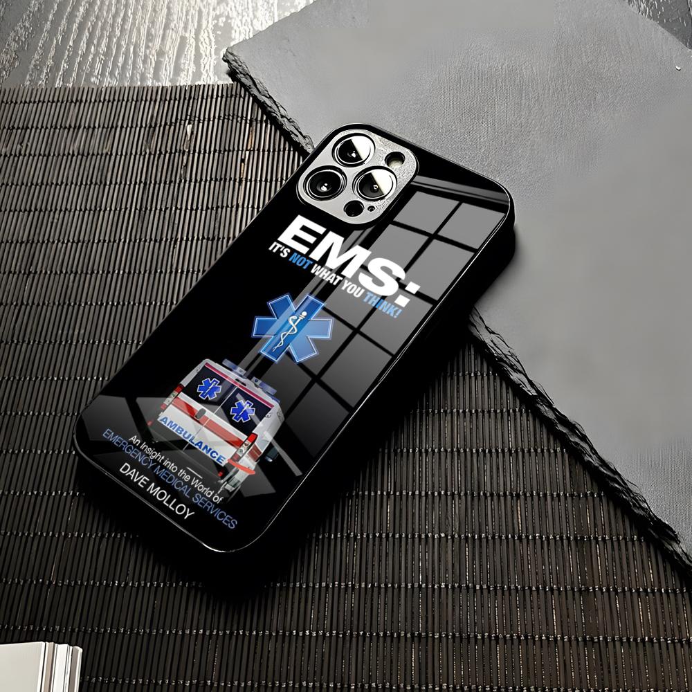 Чехол для телефона EMT EMS Медицинская спасательная служба Продажа Для Iphone 16 15 13 12 14 11 Pro Max Mini X Xr Xs 8 7 Puls 6 Стеклянный Funda Чехол