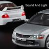 1:Масштаб 1:24 Модель игрушечного автомобиля Lancer Evolution IX M3 Street Car Звук Свет Амортизация Модели спортивных автомобилей Коллекционные Декоративные Подарки