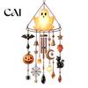 Spooky Window Suncatcher Halloween Wind Chime, Colorful Bird Sun Catcher, Cute Seasonal Party Hanging Decor Ghost Windchime, Decoration for