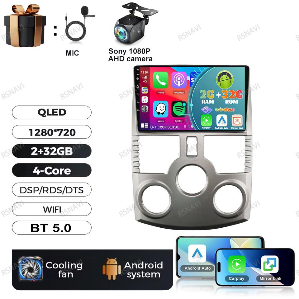 Car Radio Android 16 For Toyota Rush DAIHATSU TERIOS BT Wireless Carplay Auto 5G WIFI DSP Autoradio Head Unit Multimedia QLED