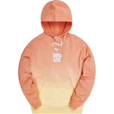 Kith Худи Williams III с эффектом дип-дай для Lucky Charms Оранжево-желтый Мужские топы KH2604-113